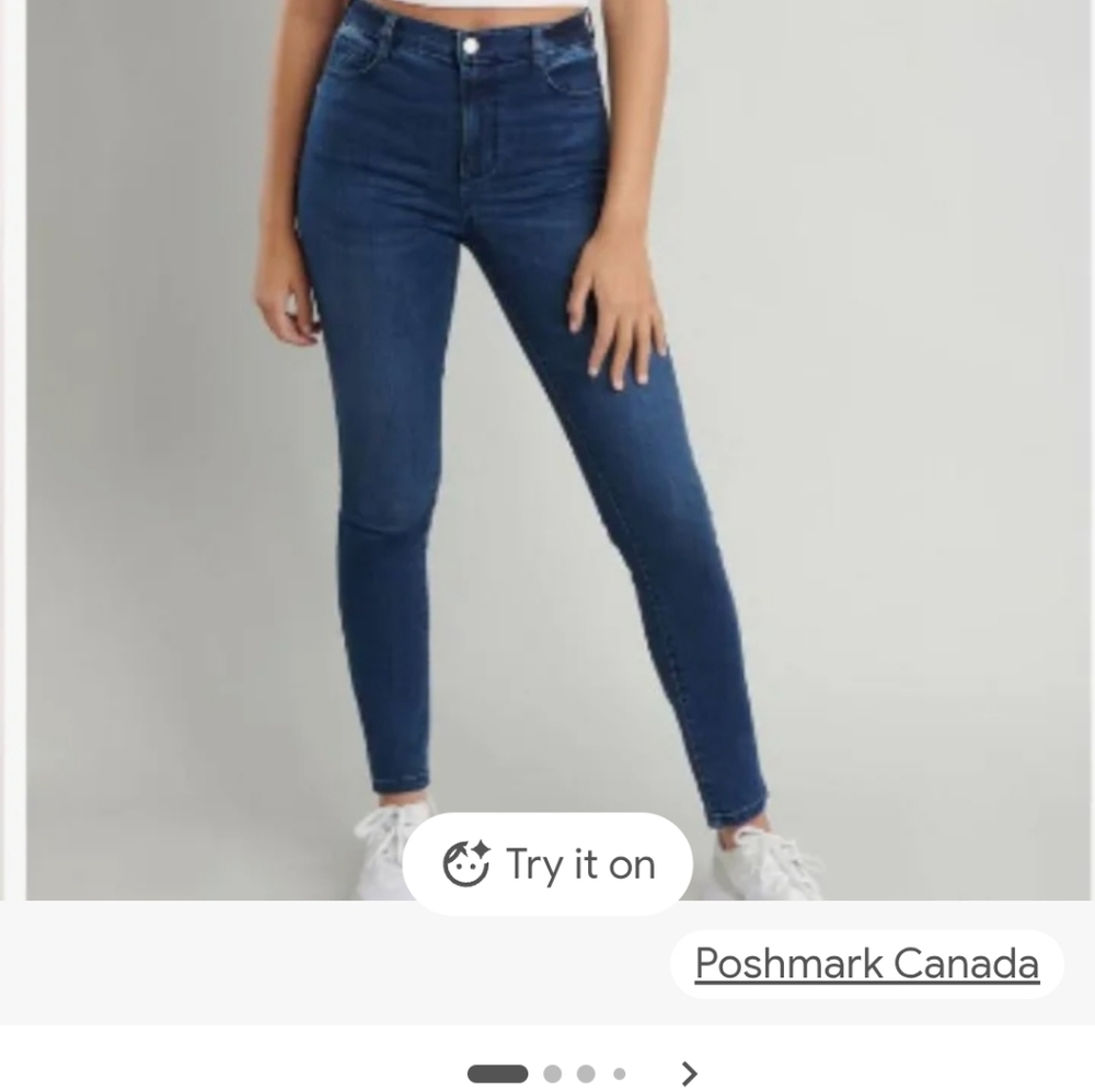 *3 for *$40 item Garage Dark Blue Skinny Jeans
